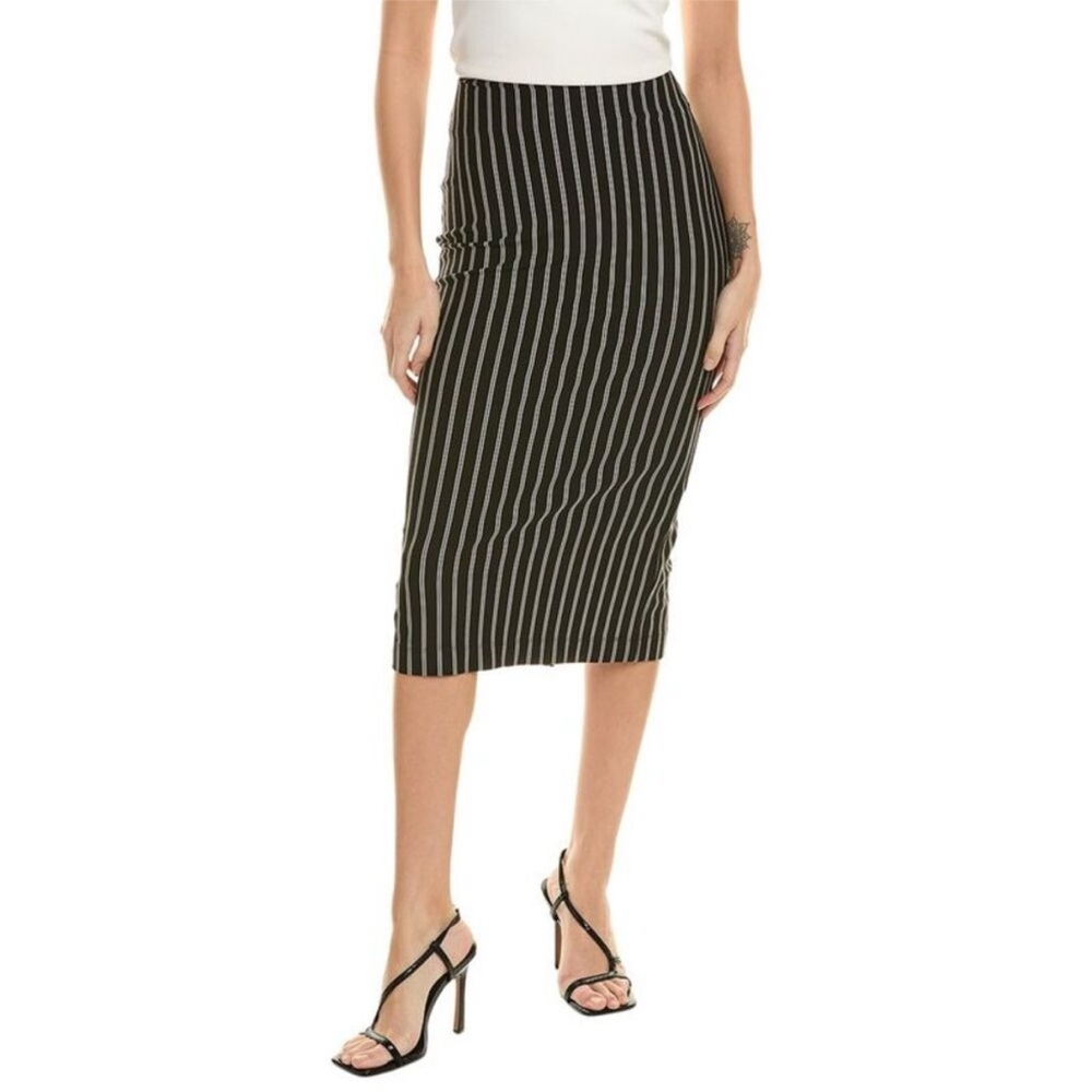 MAX MARA LEISURE Striped Jersey Pencil Skirt